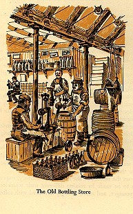 drawing old bottling store